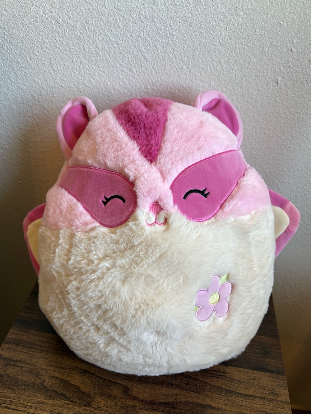 Squishmallows FuzzAMallow Official 12 inch Brixton the Pink Sugar Glider